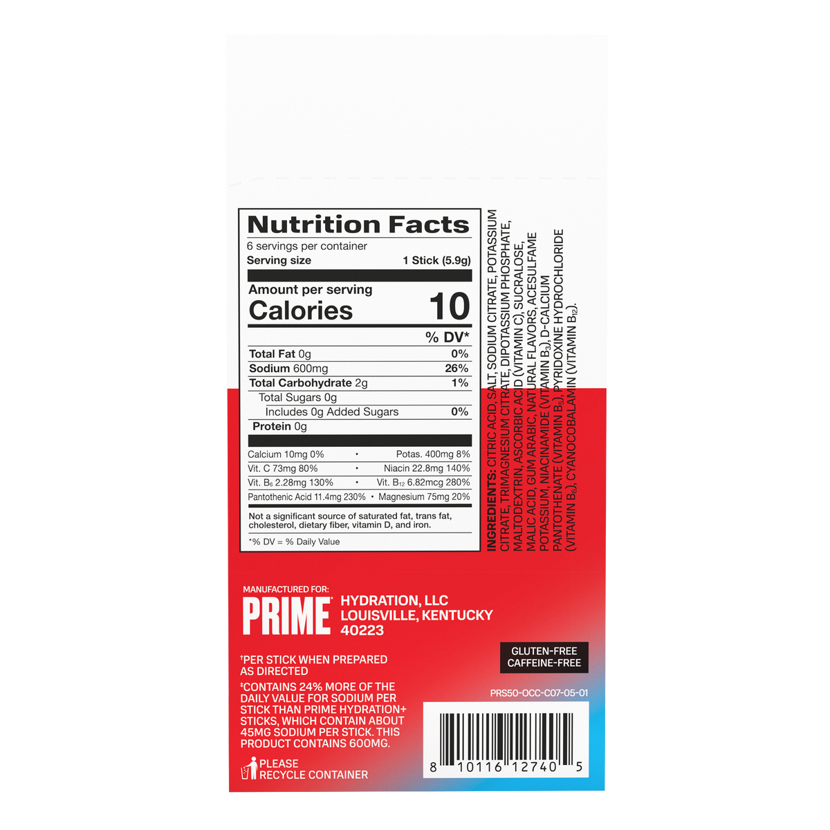 Rapid Rehydration Sticks - Ocean Cherry